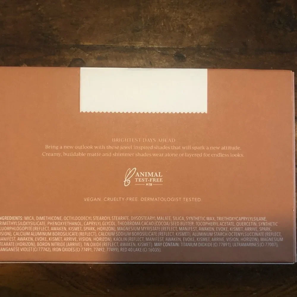 Complex culture future so bright palette and brush, nine shades mattes+ shimmers